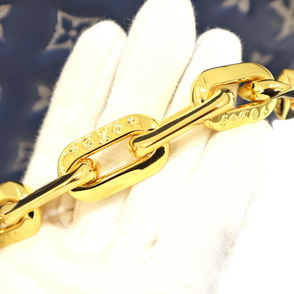 Louis Vuitton Coussin Lambskin Bag Puff Denim White Navy Blue Chain Handle - Picture 7 of 9